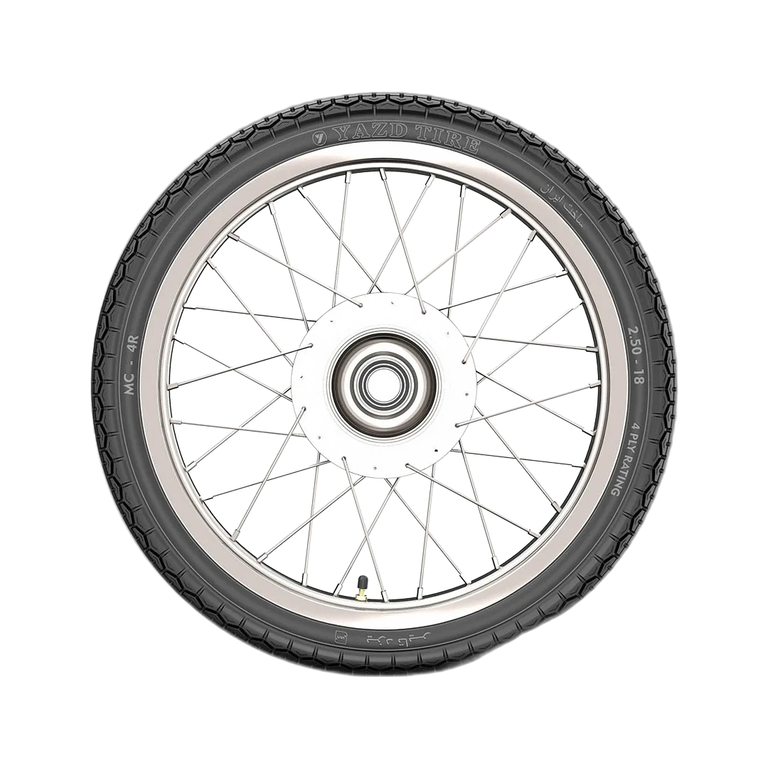 لاستیک یزد تایر 2.50-18 مدل 4R