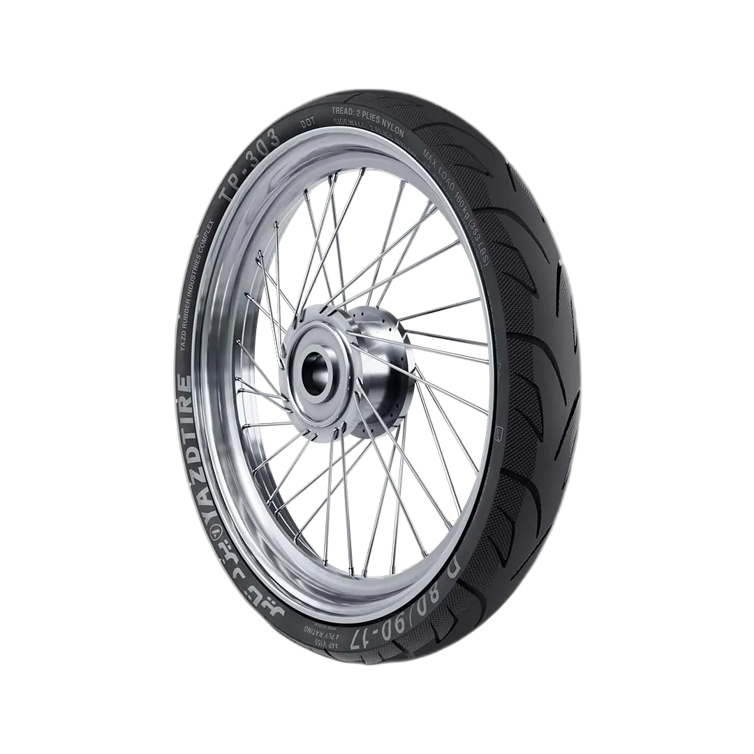 لاستیک یزد تایر 80/90-17 مدل TP-303